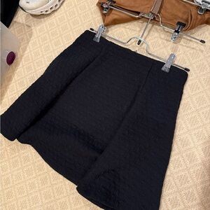 GAP Black Textured Skirt